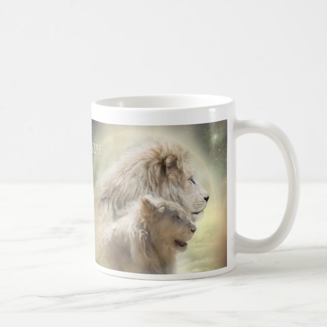 Lion Moon Art Mug (Right)