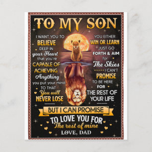 Lion Moon I Want To Believe - Dad To Son Flyer