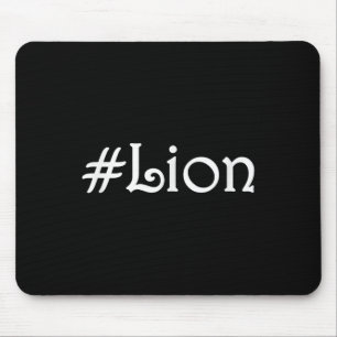 #lion Motivational Inspirational Success Quote Mouse Mat