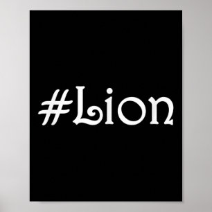 #lion Motivational Inspirational Success Quote Poster
