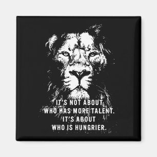 Lion - Motivational Words - Inspirational Magnet