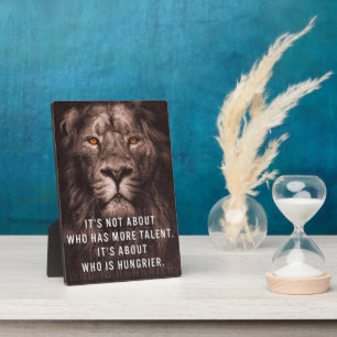 Lion - Motivational Words - Inspirational Plaque