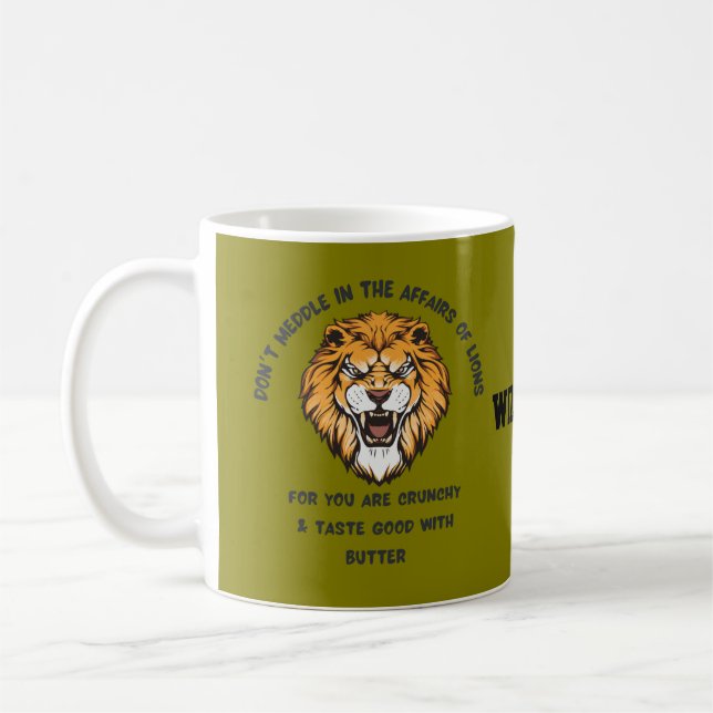 Lion mug (Left)