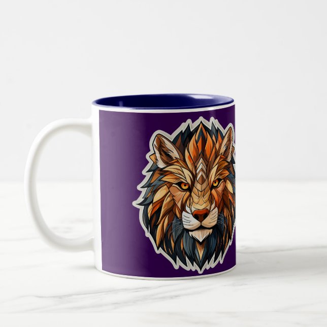 lion mug (Left)
