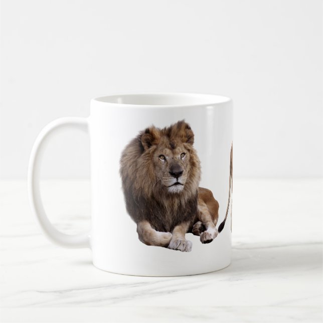 lion mug (Left)