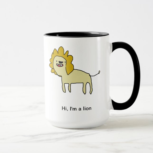 Lion Mug (Right)