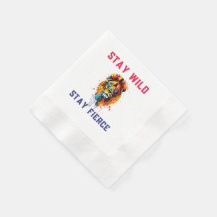 Lion napkin