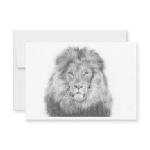 Lion Note Card