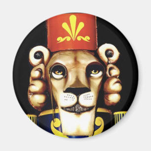 Lion Nutcracker Magnet