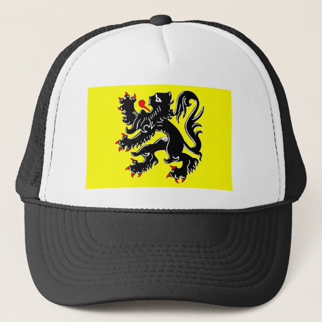 Lion of Flanders Leeuw van Vlaanderen Trucker Hat (Front)