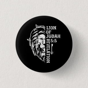 Lion of Judah 5 5 Christian Graphic Design Christi 3 Cm Round Badge