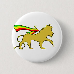 Lion Of Judah 6 Cm Round Badge