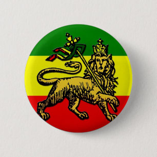 Lion of Judah 6 Cm Round Badge