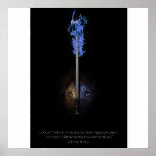 Lion of Judah and the Sword of Righteousness Poster