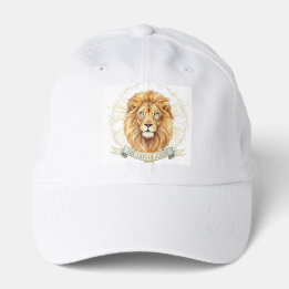 Lion of Judah Biblical Watercolor Hat - Revelation