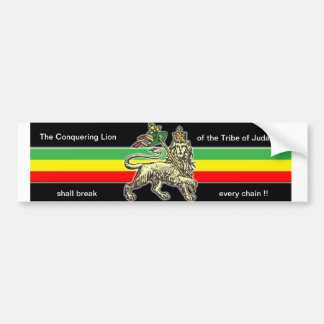 Lion of Judah Bumper Sticker