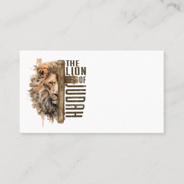 Lion of Judah Business Cards (Front)