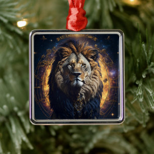 Lion of Judah Christian Jesus Christ Faith Metal Tree Decoration