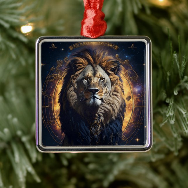 Lion of Judah Christian Jesus Christ Faith Metal Tree Decoration (Tree)