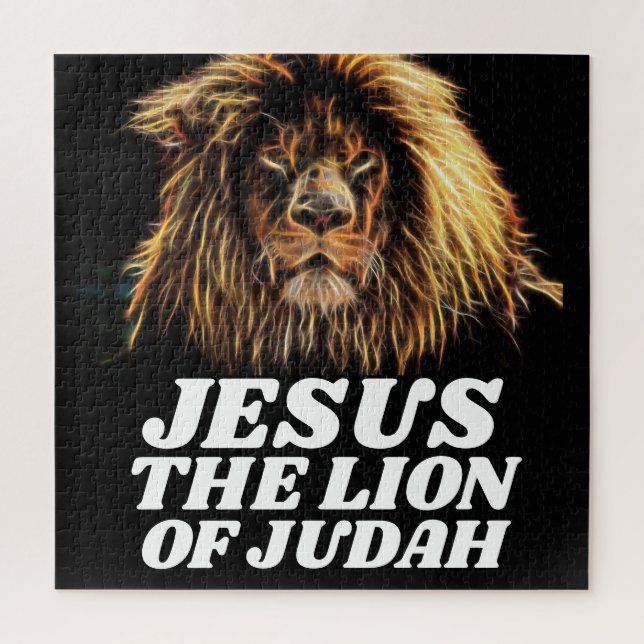 LION OF JUDAH CHRISTIAN JIGSAW PUZZLES (Vertical)