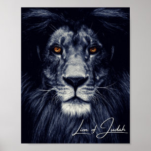 Lion Of Judah - Christian Poster