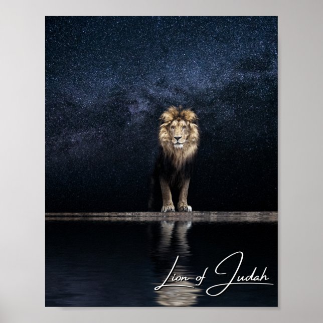 Lion Of Judah - Christian Poster (Front)