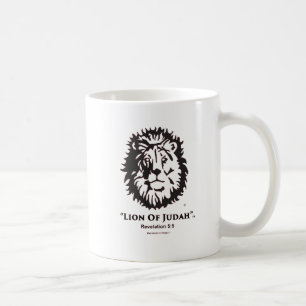 "Lion of Judah" Coffee Mug w/Black logo