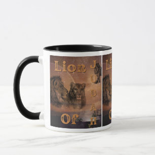 Lion of Judah Courage & Devotion To Gods Word Mug
