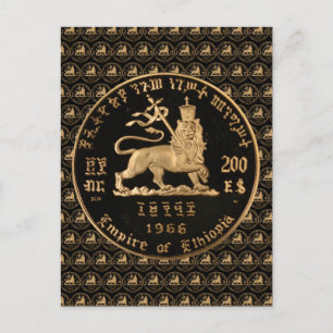 Lion of Judah - Empire of Ethiopia - Postcard