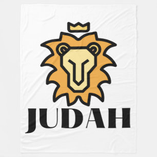 Lion Of Judah Faith Based Fleece Blanket