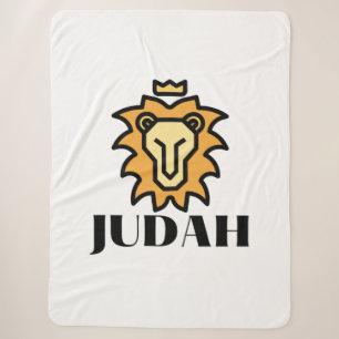 Lion Of Judah Faith Based Sherpa Blanket