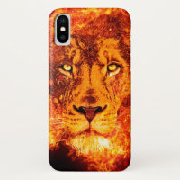 Lion of Judah Flaming Red