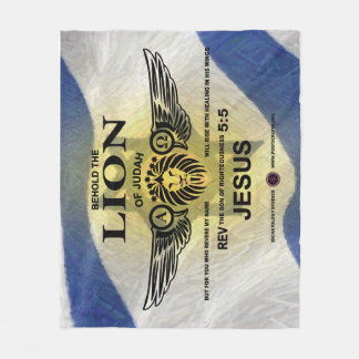 Lion of Judah Fleece Blanket