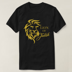 Lion of Judah Golden Yellow Christian Evangelical  T-Shirt