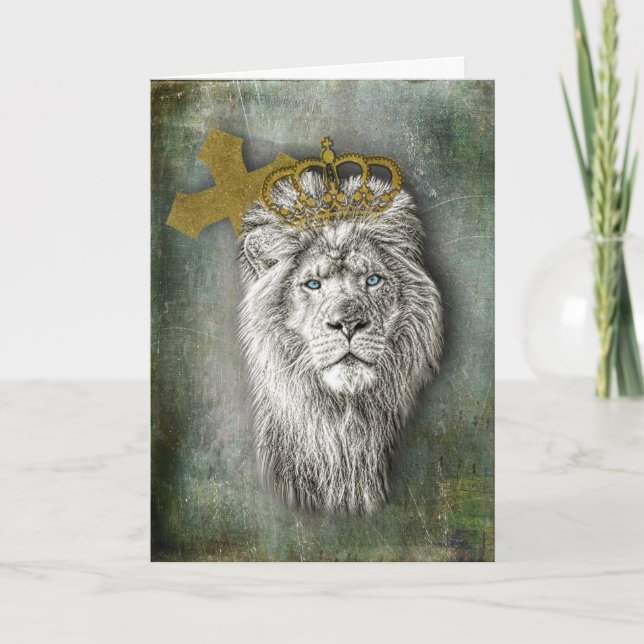 Lion of Judah Greeting Card (Front)