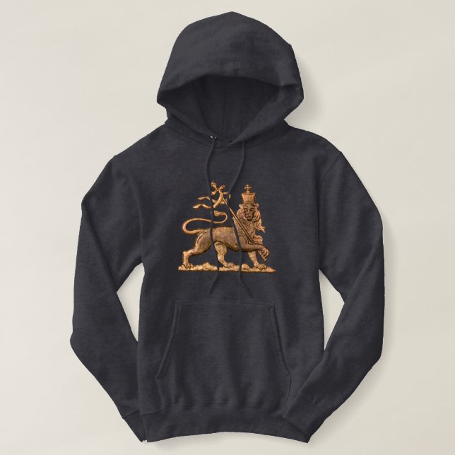 Lion of Judah - Haile Selassie - Jah Girls Hoodie (Design Front)