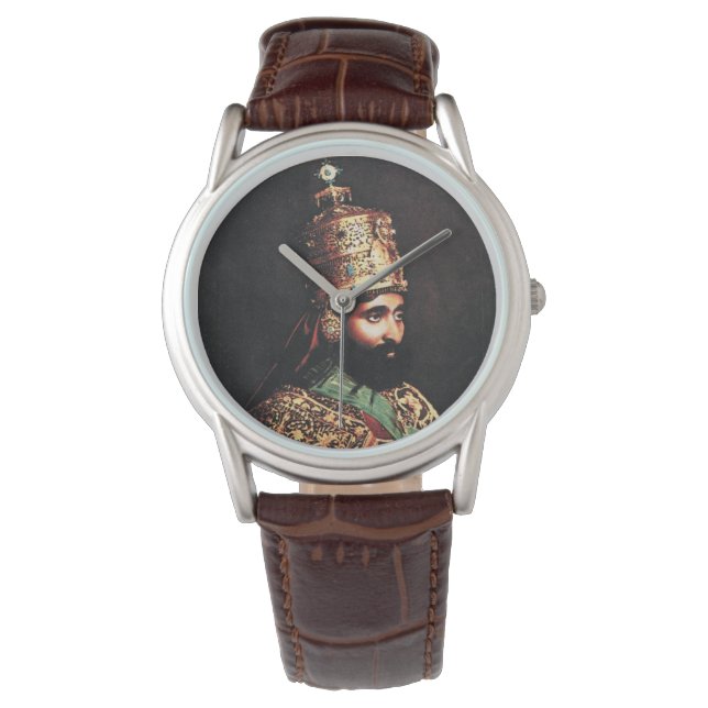 Lion of Judah - Haile Selassie - Rastafari Watch A (Front)