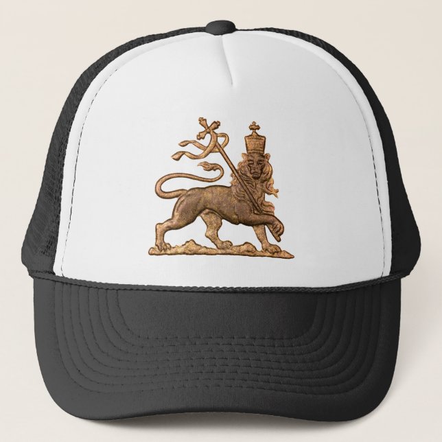 Lion of Judah - Haile Selassie - Trucker Cap (Front)