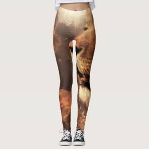 Lion of Judah - Jah Rasta - Power Yoga Leggings