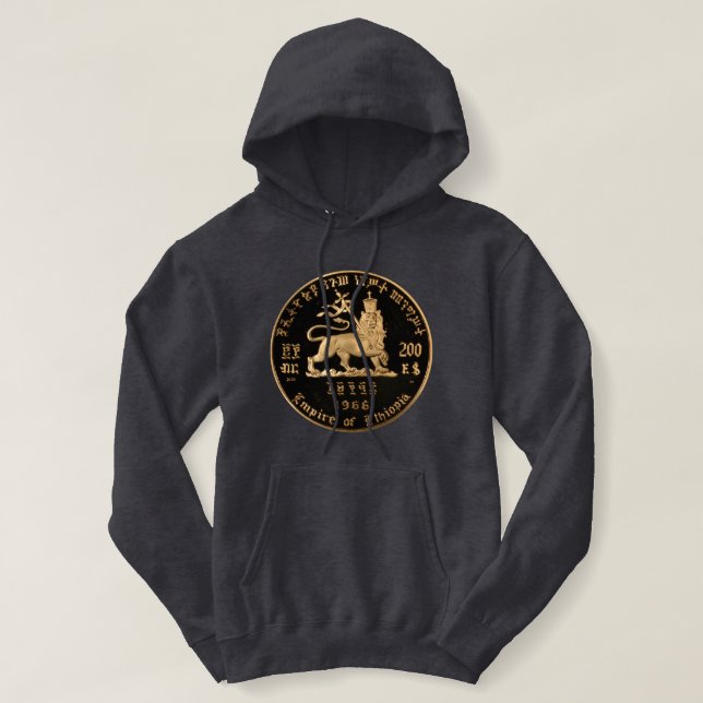 Lion of Judah - Jah Rastafari Rasta Queen Hoodie (Design Front)
