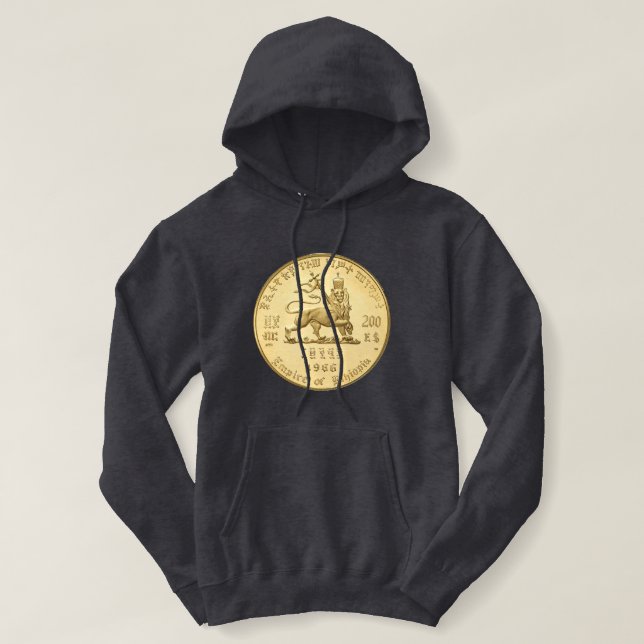Lion of Judah - Jah Rastafari Rasta Queen Hoodie (Design Front)