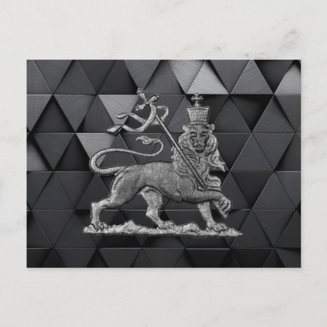 Lion of Judah Jah Rastafari Rasta Reggae Roots INI Postcard (Front)