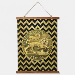 Lion of Judah Jah Rastafari Rasta Roots Hanging Tapestry