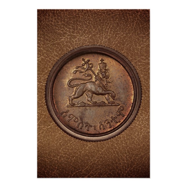 Lion of Judah Jah Rastafari Reggae Roots Poster (Front)