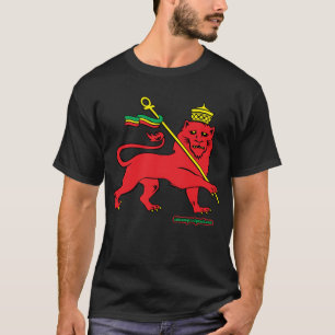 Lion of Judah Jah Sunny Arts Design Tshirt