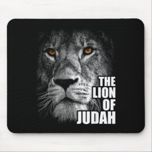 Lion Of Judah Jesus Christian Faith Over Fear  Mouse Mat