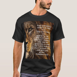 Lion of Judah Jesus Revelation Bible Verse T-Shirt