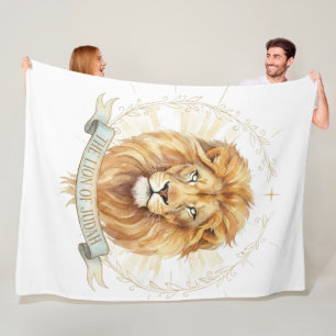 Lion of Judah Large Fleece Blanket - 60x80