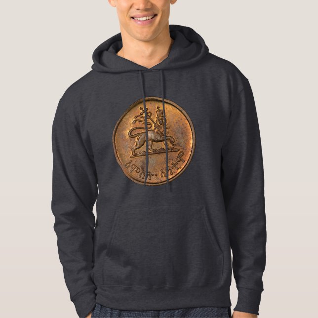 Lion of Judah - Lion Rasta Reggae Hooded - Hoodie (Front)