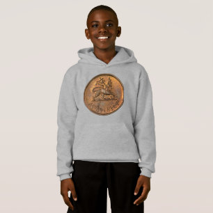 Lion of Judah Lion Rasta Reggae Hooded Kids Hoodie